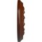 Ekena Millwork Olivia Ceiling Medallion (Canopies up to 2 1/8"), 7 7/8"OD x 1 1/8"P, Burnished Mahogany Crackle CM07OLBMC - alternate 3